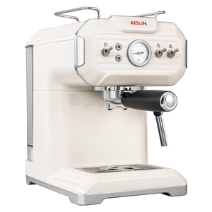 Fácil de operar doméstico leite bocal vapor varinha cappuccino botão operação máquina de café expresso