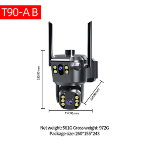ShireStar 4mp gran oferta cámara de red wifi zoom óptico PTZ Sensor de seguimiento de movimiento cámara de seguridad de doble lente para exteriores - Product Image 5
