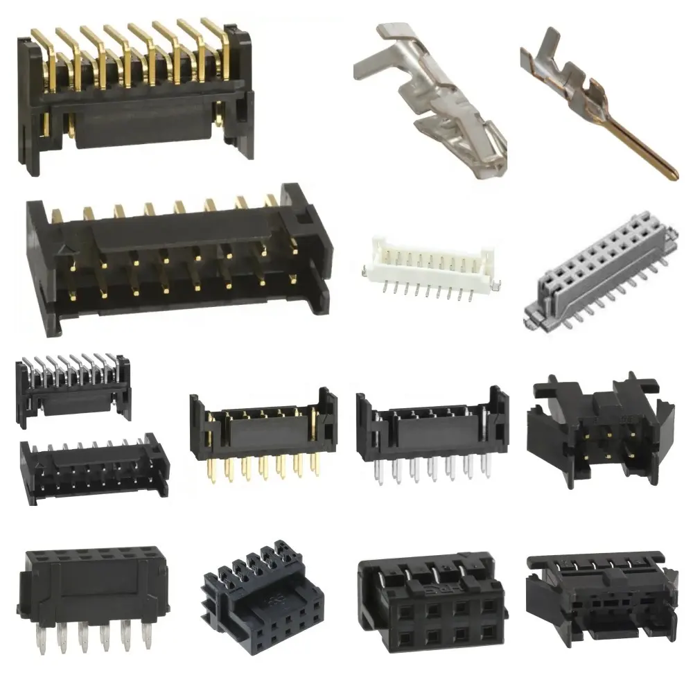Shenzhen Wafer PCB Wire Board to Board Mezzanine IDC 2 3 4 5 6 8 12 Pin Electrical Terminal Cable Wire Connectors