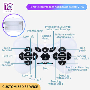 Amazon sıcak satıcı 2022 dokunmatik etkileşim programlama robotik köpek akıllı çocuklar devriye akıllı rc uzaktan kumandalı robot köpek oyuncak - Product Image 5