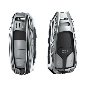 Alaşım araba anahtarlık kılıfı anahtarlık ile uyumlu Audi 2019 2020 2021 2022 2023 A3 A6 A6L A7 e-tron A8 Q8 - Product Image 5
