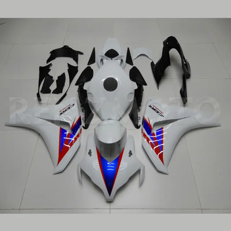 Fairings هوندا CBR 1000 RR لهوندا CBR 1000 RR 2008 2011 أبيض أسود هيكل السيارة حقن لوحات Abs البلاستيك الجسم أطقم