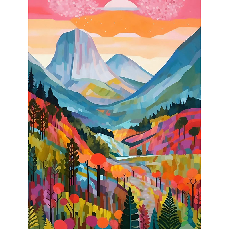 Paysage coloré 17