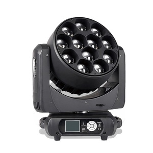 12PCs 40W Cabeza móvil de alta potencia Iluminación de escenario LED Proyector de luz de haz de teñido Fuente de láser RGBW con control DMX - Product Image 4