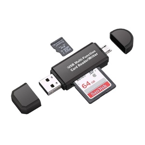 SDカードリーダー用Android携帯タブレットPCマイクロUSB OTG-USB 2.0アダプターメモリカードリーダー - Product Image 1