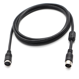Factory OEM/ODM 7 Pin Din <strong>Midi</strong> Female to Male M/M F/F <strong>Controller</strong> Interface Audio Cable With Assembled Magnetic Loop Ferrite - Product Image 4