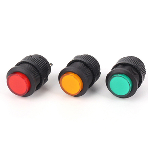 Interruttore a pulsante momentaneo interruttore a pulsante PB-1602 tipo di blocco interruttore a pulsante auto-reset/autobloccante rotondo - Product Image 4