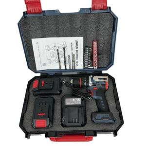 多功能OEM锂电池电钻强力无绳电钻充电工具电钻工具组 - Product Image 1