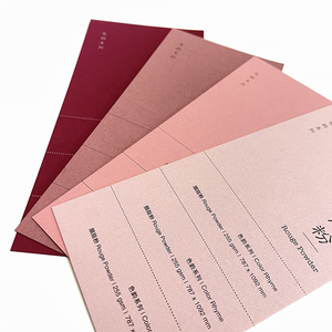 Kho bán buôn mỏng màu hồng anh đào màu nghệ thuật Bìa Sheets đối với bao bì hộp phong bì - Product Image 2