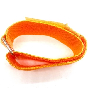 Envolturas de sujeción Correa Tamaño personalizado Imprimir logo Doble cara Ajustable Reutilizable Elástico Estiramiento Gancho y correa de bucle con hebilla - Product Image 6