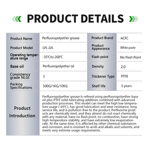 Acfc Gpl 226 Perfluoropolyether Smeervet Voor Hoge Temperatuur Speciaal Ontworpen Industrieel Smeermiddel - Product Image 2