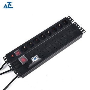 4u ağ kablosu raf aparatı 4u açık çerçeve raf 1u küçük duvar montaj braketi ağ - Product Image 6