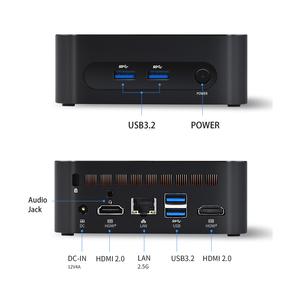 Zkmagic sıcak satış bilgisayar Mini PC Linux OS M8 Intel N150 CPU M.2 SSD PCIE NVMe 4K çift HD Mini oyun PC - Product Image 6