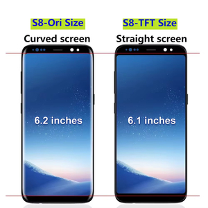 ชิ้นส่วนหน้าจอเหมาะสำหรับ Samsung Galaxy S8/S8 Plus ใช้งานร่วมกับจอ LCD ของโทรศัพท์มือถือที่มีอัตราเฟรมสูง