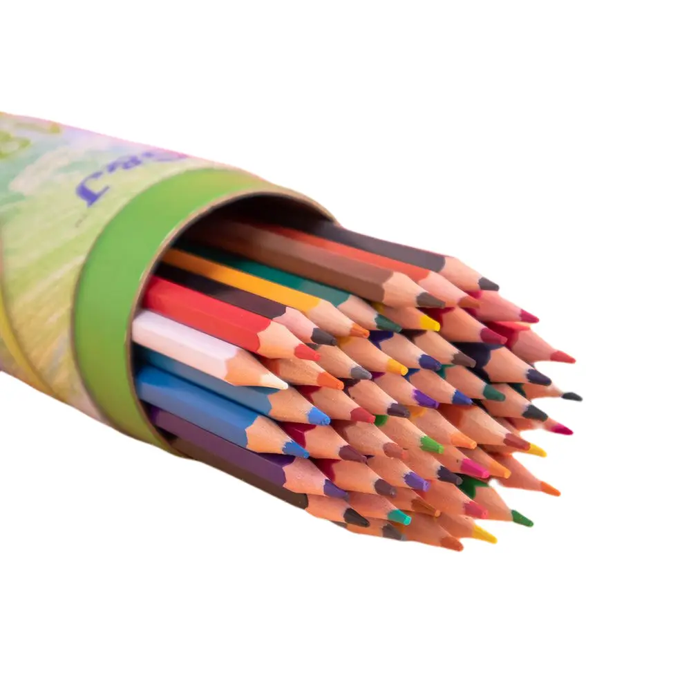 Ensemble de crayons de couleur naturels en bois personnalisés pour enfants cadeau dessin arc-en-ciel Crayons de couleurs professionnel Crayons de couleur