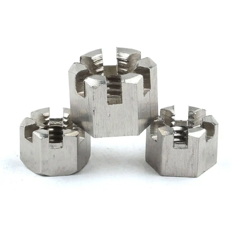 DIN935 Hex Castle Nuts Hexagon Slotted Nut