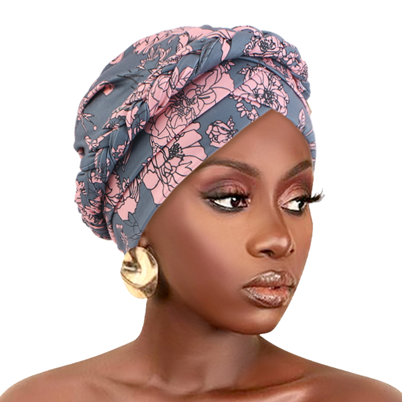 Fleur grise + rose
