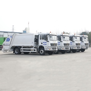 Xe tải rác phía sau xe tải rác mới shacman 4x2 14 CBM Xe thu gom rác tự bốc xếp Xe tải rác giá thấp nhất - Product Image 2
