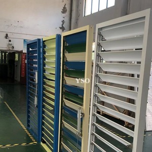 Уличные моторизованные вертикальные или горизонтальные электрические алюминиевые солнечные жалюзи окна на открытом воздухе с вентиляционной непромокаемой функцией затвора - Product Image 2