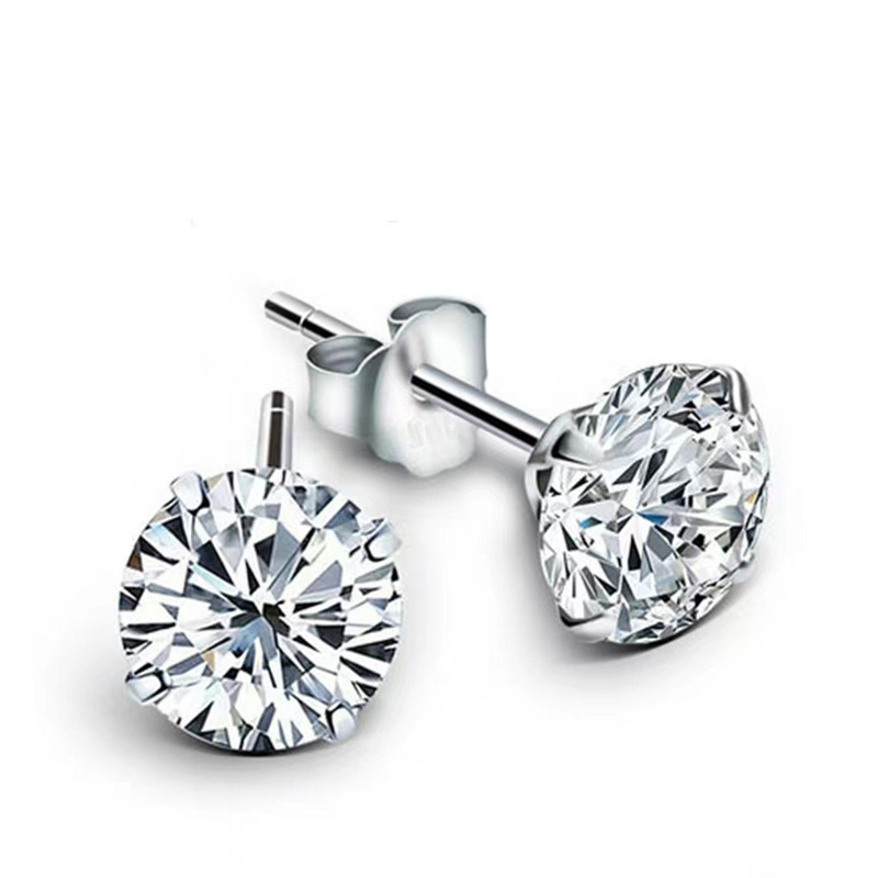 Fermoir papillon diamant blanc
