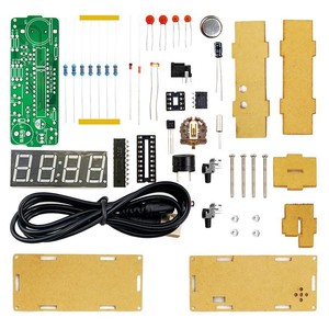 Multifunktion ales Digitaluhr-Kit Einzel chip Elektronische Uhr Temperatur Datum Anzeige DIY Schweißen - Product Image 2
