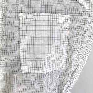 Bụi bằng chứng có thể giặt Trắng 5mm lưới phòng sạch chống tĩnh điện <span class=keywords><strong>ESD</strong></span> trùm đầu Coverall smock - Product Image 3