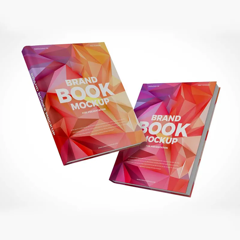 Custom Good Quality Catalog Full Color Book Printing Factory Printing Floating Hardcover Bound Books brochure printing