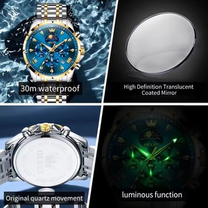 OLEVS 3653 Herren uhr Luxus Quarzuhr Multifunktion ale automatische Tage wochen uhr Wasserdichte leuchtende rostfreie Relojes - Product Image 3