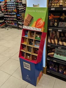 Siêu thị bán lẻ kệ trưng bày các tông cho Pop hiển thị là viết tắt của thực phẩm Nuts Biscuit Khoai Tây Chip kẹo Snack hiển thị đứng - Product Image 4