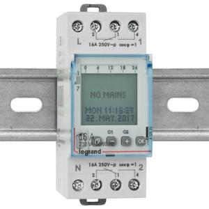 Timer, ALPHAREX D 2X, 2-Kanal, Tages-und Wochen programm, Schalt intervall 1 Minute, 2-Kanal (9019368847) - Product Image 1