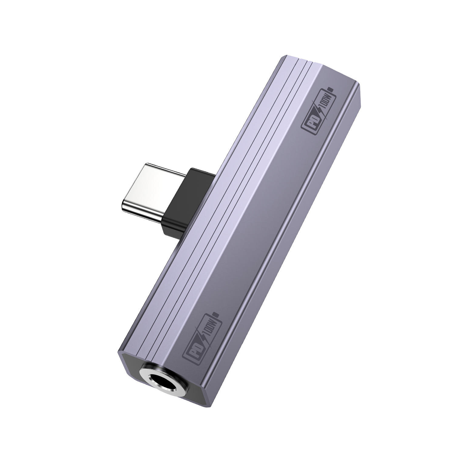 Audio gris de 3,5 mm+PD100W