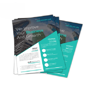 Customized A5 A4 Brochure Printing High Quality <strong>Flyer</strong> Printing and <strong>Design</strong> Service - Product Image 1