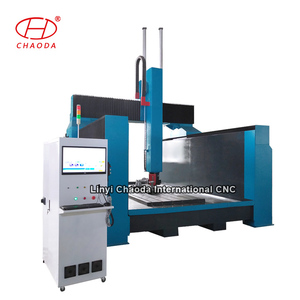 Máquina enrutadora de fabricante cnc de 5 ejes con eje giratorio para moldeo 3d - Product Image 3