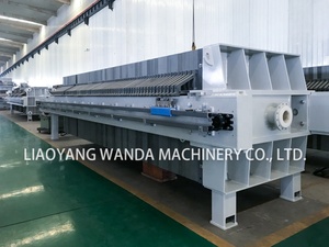Piastra automatica controllata programma e telaio filtro pressa ad alta efficienza fanghi di disidratazione solido liquido separazione - Product Image 4