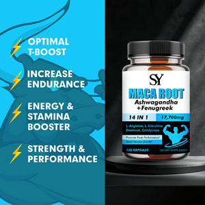 Oem Kopen Bulk Hoge Kwaliteit Maca Capsules Met Ashwagandha Ondersteunt Energie & Uithoudingsvermogen Booster Verhogen Uithoudingsvermogen Hormonale Balans - Product Image 5