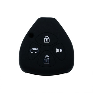 自動車アクセサリー4ボタンシリコン保護カバーカーキーランドクルーザーカローラプリウスRAV4に対応 - Product Image 5