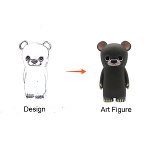OEM piccola resina PVC Custom Action Figure Kit modello 3D cartone animato giocattolo dal produttore confezione in vinile giocattolo disegno umano - Product Image 6