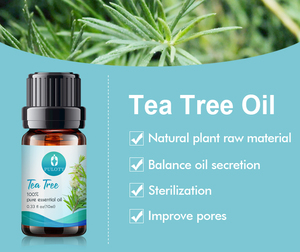 天然ティーツリーオイルMelaleuca Alternifoliaリーフオイルティーツリーエッセンシャルオイル歯磨き粉オーラルケア用100% - Product Image 3