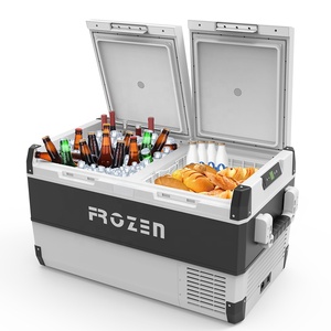 Özel tasarım karavan buzdolabı dondurucu araba buzdolabı buzdolapları 12v bar buzdolabı LED - Product Image 1