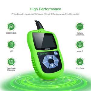 TopDiag JD316 OBDII-Scanner Klarer Fehler code leser LCD-Anzeige Batterie test analysator Motors canner Auto diagnose tool - Product Image 3