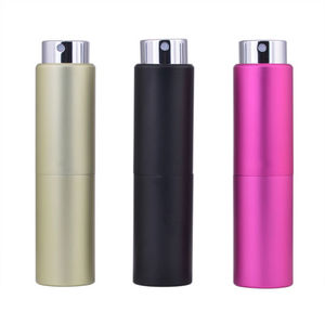 無料サンプルカスタマイズ5ml 8ml 10 ml 15ml空の詰め替え可能なファインミストミニガラスアルミニウムツイストアップスプレーアトマイザー香水瓶 - Product Image 2