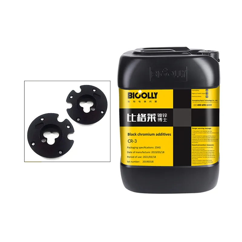 Chromium plating solution Cr-3 Black chromium additive with wide process range black and bright coating Stable Plating solution