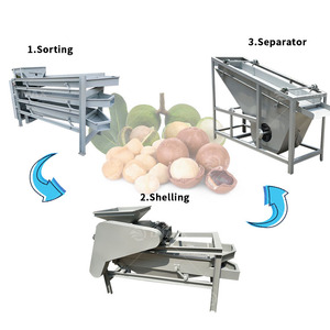 Professional Hazelnut <strong>Shelling</strong> <strong>Machine</strong> Pistachio <strong>Sorting</strong> Palm <strong>Kernel</strong> Crushing Peeling Processing Line Small Almond Sheller - Product Image 1