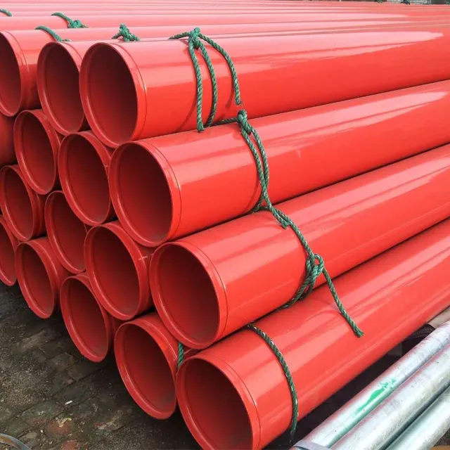FM UL Approved Fire Fighting Pipes Fire Protection System Fire Sprinkler System ASTM A796 ERW Pipe