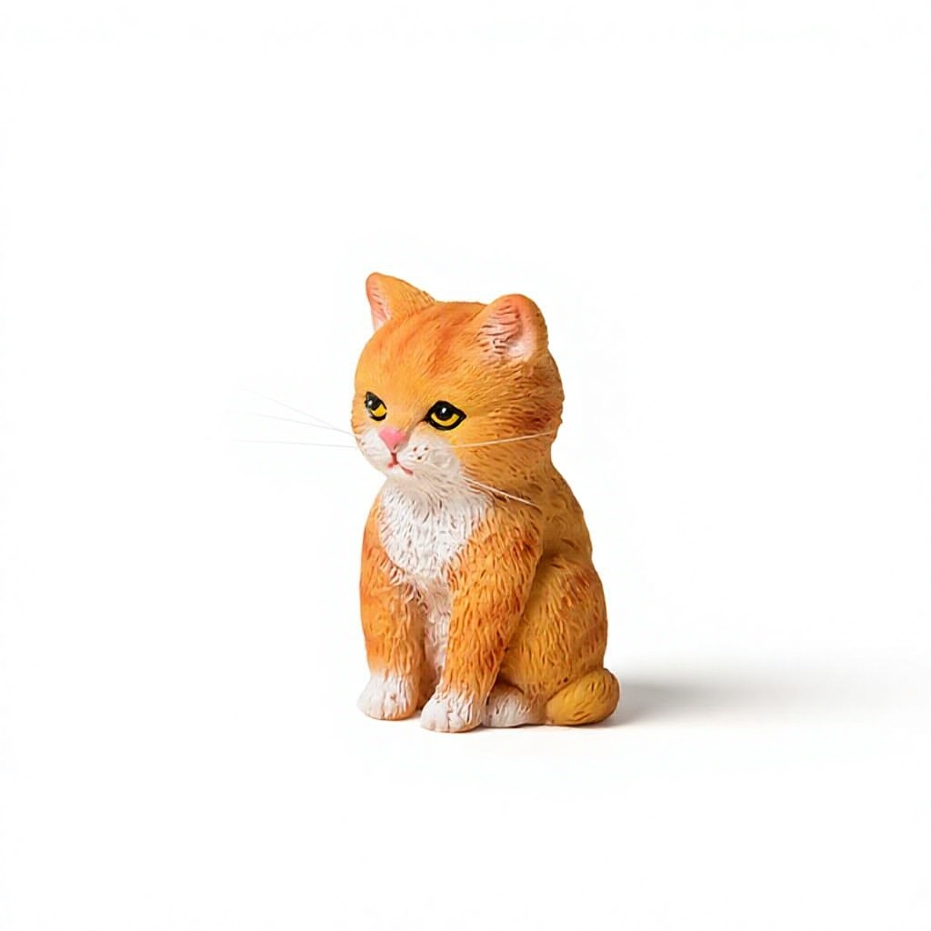 Gato naranja simulado