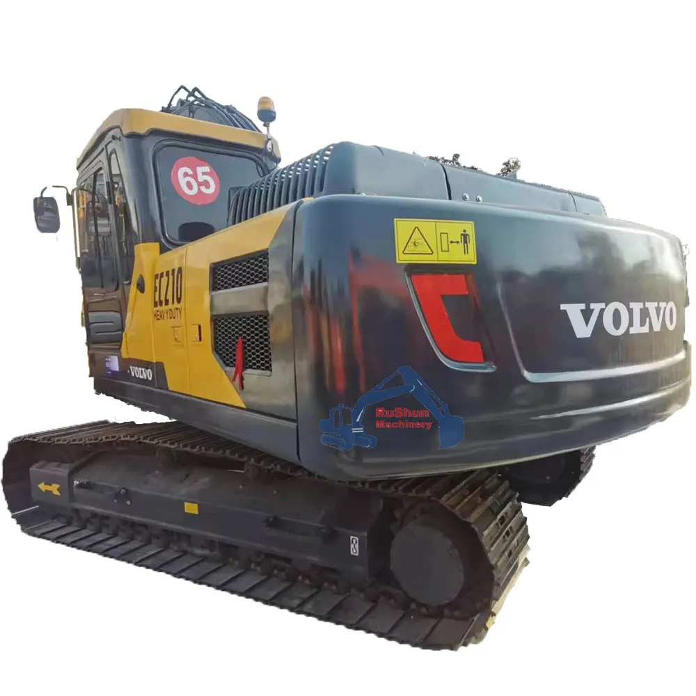 Excavadora de segunda mano Volvo EC210D de excelente rendimiento maquinaria de construcción