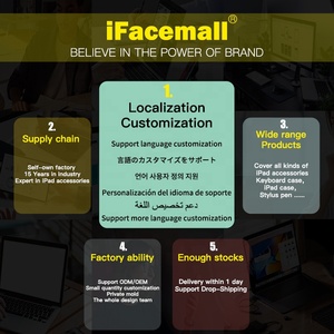 IFacemall metal aluminio Gaming oficial inalámbrico Bluetooth RGB retroiluminado Mini teclado para Laptop Tablet ordenador iMac iPad - Product Image 3