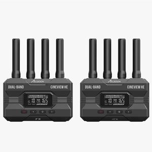 ACCSOON CineView HE Wireless Video Transmission System Transmitter <strong>and</strong> Receiver 2.4+5GHz <strong>Input</strong> <strong>and</strong> Loop <strong>Output</strong> - Product Image 1