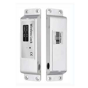 Kein Stanzen kabelloses oberflächen montiertes elektrisches Riegels chloss mit 2 * AA-Batterie-Fernbedienungsschloss-Zugangs kontroll system - Product Image 2