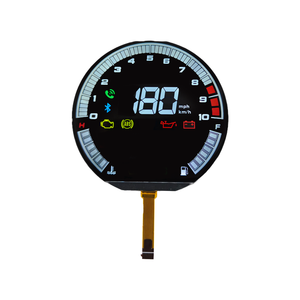 Werkseitige Lieferung VA Fahrrad Motorrad Hintergrund LCD-Bildschirm Geschwindigkeit messer große 3-stellige RGB 7 Segment LCD-Anzeige - Product Image 3